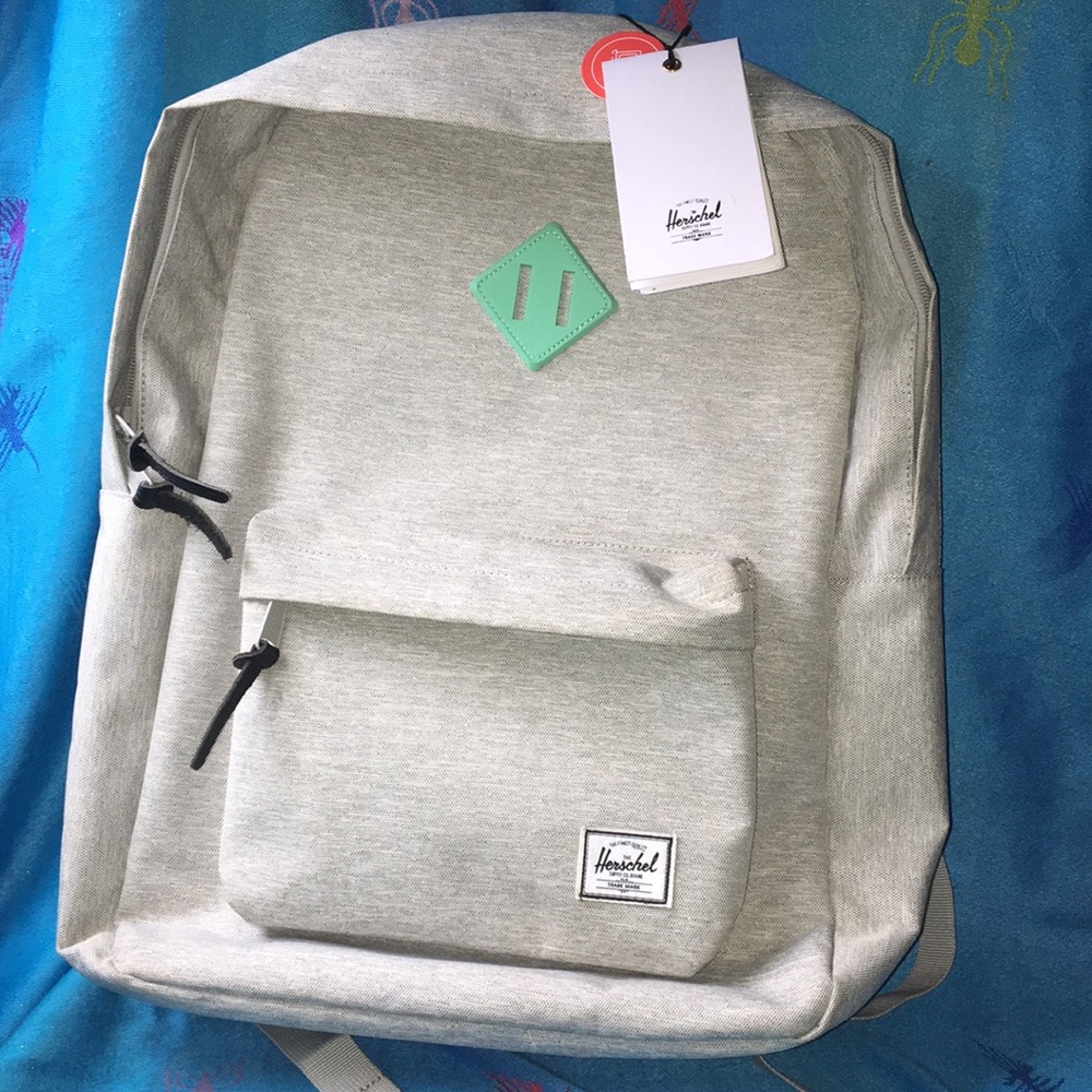 Herschel heritage light grey backpack 🎒